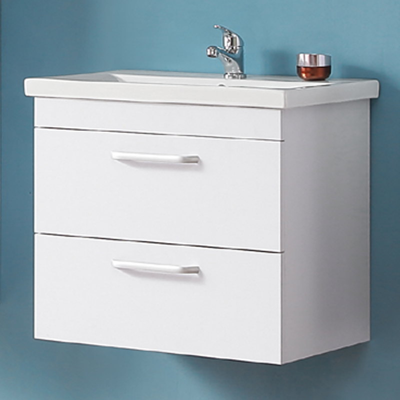 Without Tap 600mm Wall Hung Modern, Wall Mounted Bathroom Vanity Without Sink