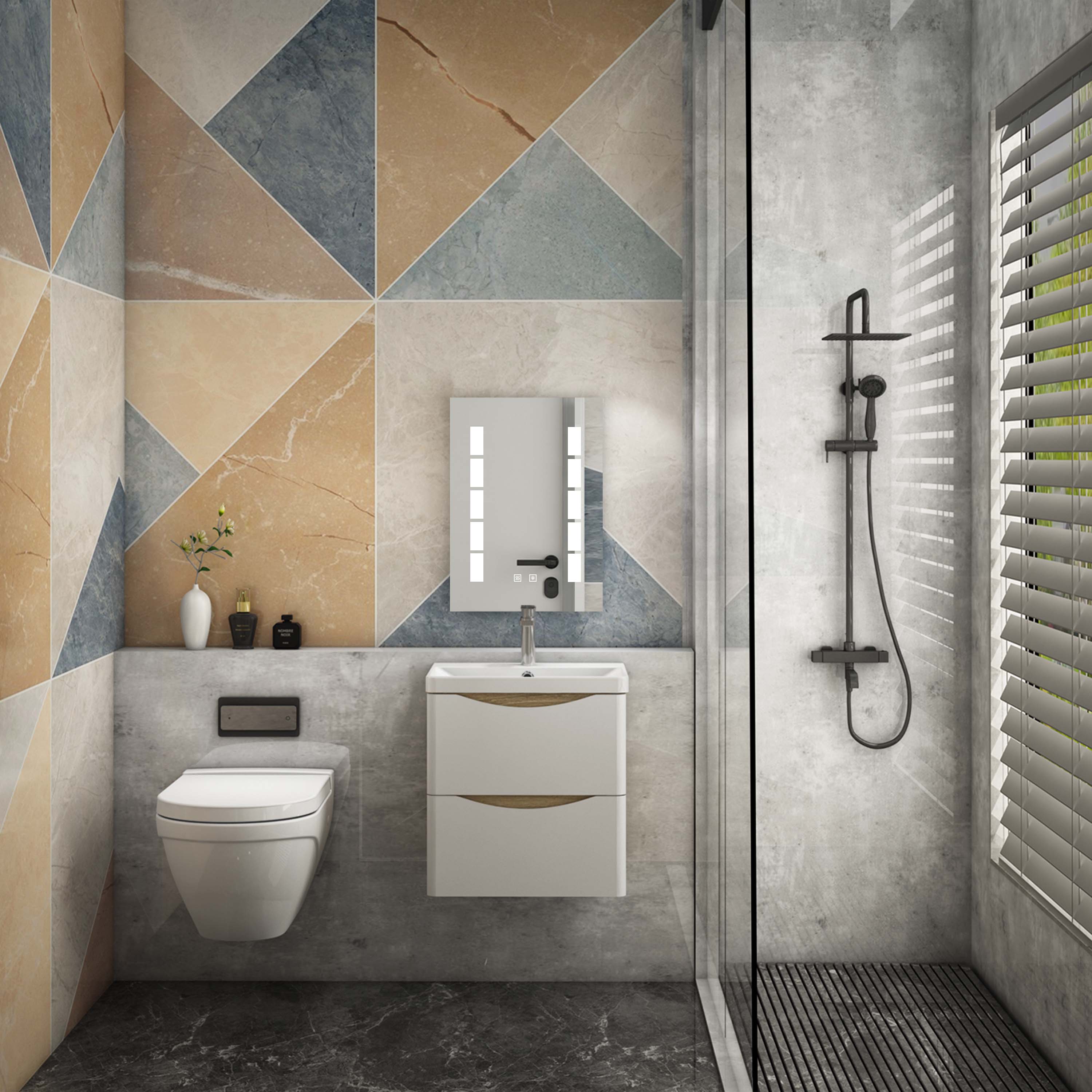 Badmöbel Weiß 50/60/80 cm Breite Waschbecken Badezimmermöbel