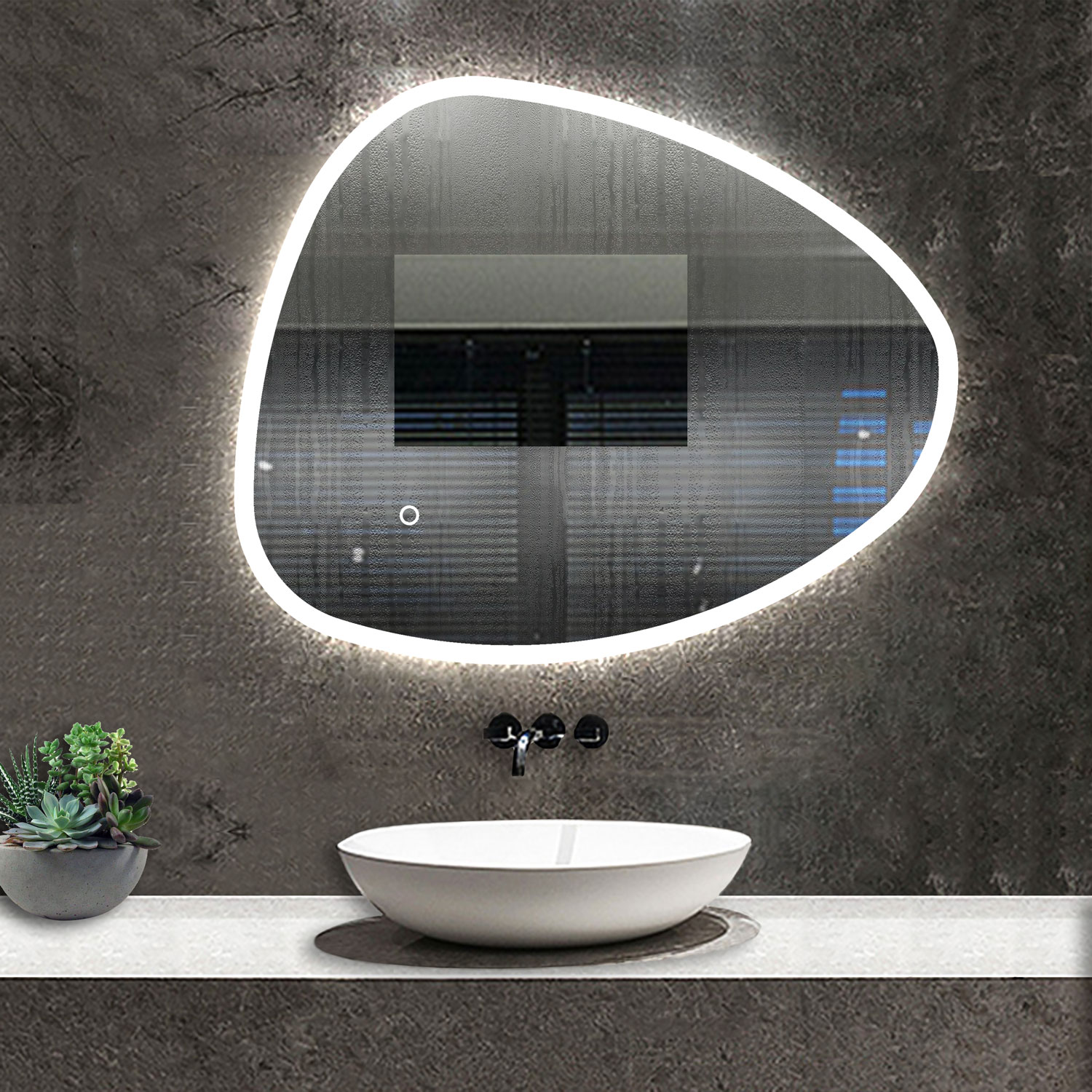 Badspiegel LED Beleuchtung Wandspiegel Beschlagfrei 3