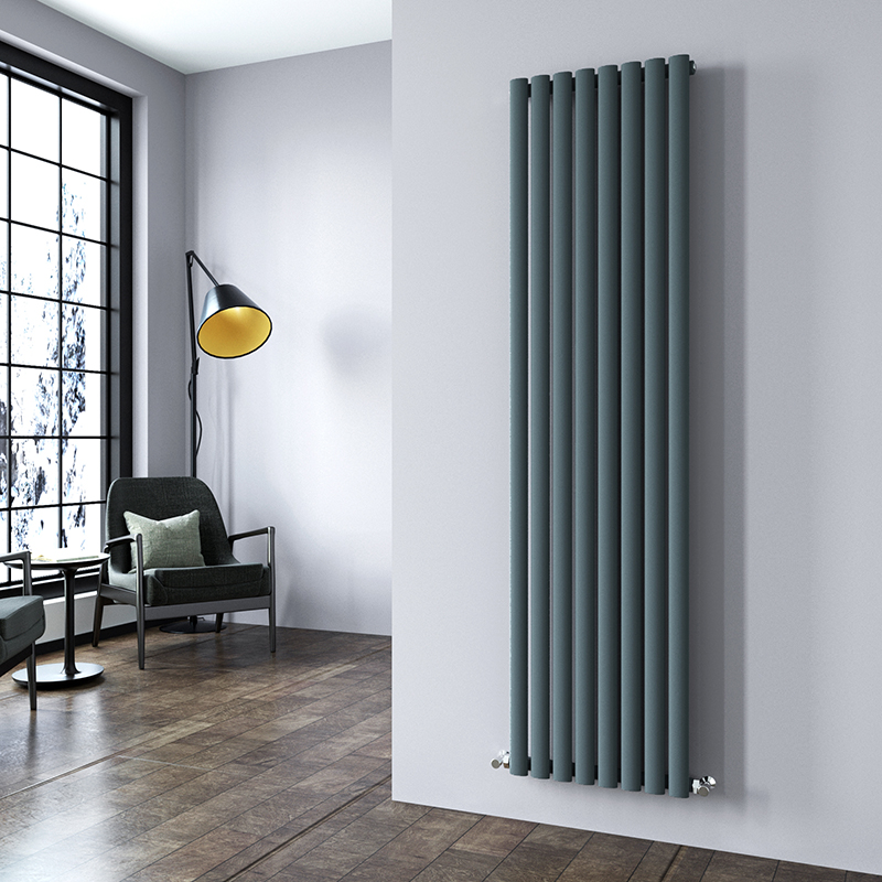 Vertical Horizontal Designer Radiator Oval Column Tall Upright Heating