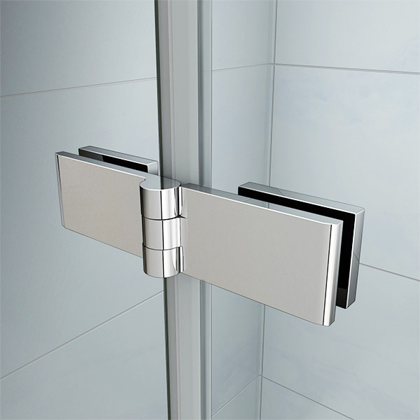 Aica Pivot Hinge 2 Folding Hinge Connect Bath Shower Glass Screen Panel Wet Room Ebay